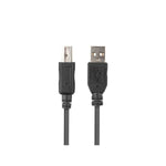 USB A zu USB-B-Kabel Lanberg CA-USBA-15CU-0010-BK Schwarz 1 m