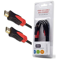 HDMI Kabel Savio CL-95 Schwarz Rot 1,5 m