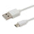 USB-Kabel auf micro-USB Savio CL-123 Weiß 1 m