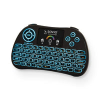 Tastatur Savio KW-03 QWERTY Englisch Schwarz Qwerty US