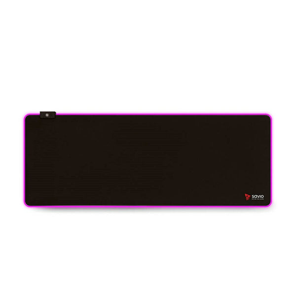 Mousepad Savio LED TD XL Schwarz Bunt