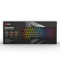 Tastatur Savio BLACKOUT Schwarz Bunt Englisch QWERTY