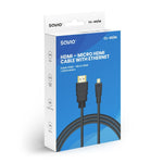 HDMI Kabel Savio CL-40/M Schwarz 2 m