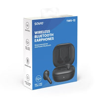 Bluetooth in Ear Headset Savio TWS-12 Schwarz