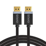 DisplayPort-Kabel Savio CL-176 Schwarz 3 m