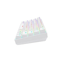 Tastatur Savio WHITEOUT X2 BLUE Weiß Qwerty US