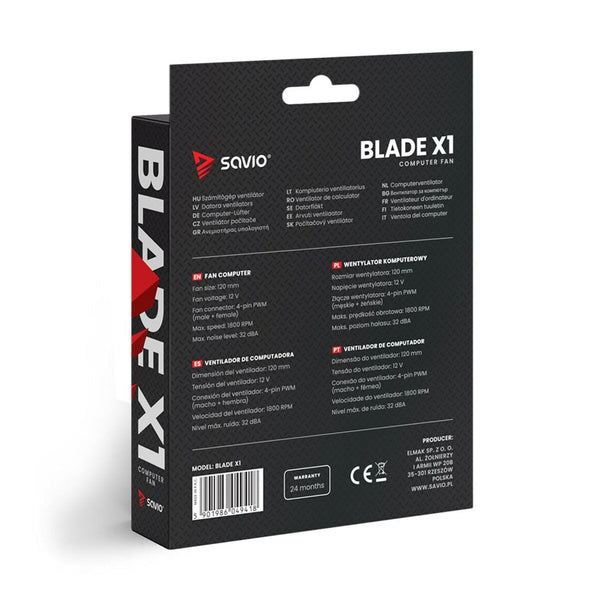 Box Ventilator Savio SAVGBLADE Ø 12 cm (1 Stück)