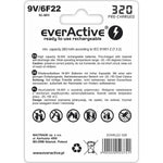 Akkus EverActive EVHRL22 320 mAh 9 V