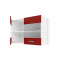 Kücheneinheit Rot PVC Kristall Kunststoff Melamine 80 x 31 x 55 cm