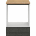 Backofenschrank Grau 60 x 51,6 x 85 cm