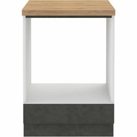 Backofenschrank Grau 60 x 51,6 x 85 cm