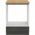 Backofenschrank Grau 60 x 51,6 x 85 cm