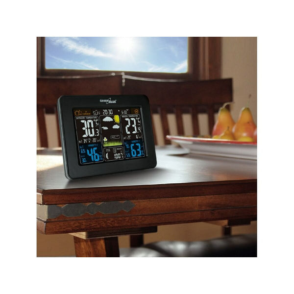 Multifunktions-Wetterstation Greenblue GB523 Schwarz