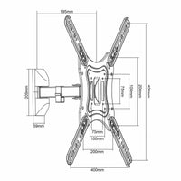 TV Halterung MacLean MC-758 55" 13" 30 Kg