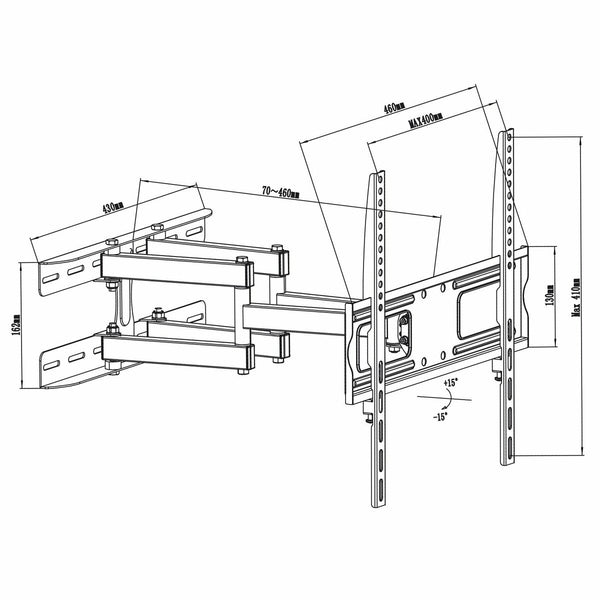 TV Halterung MacLean MC-760 32" 55" 26" 30 Kg