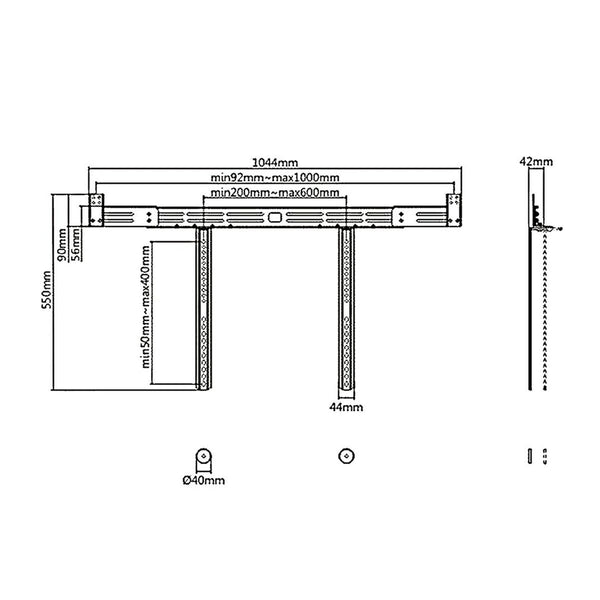 TV Halterung MacLean MC-843 10 kg