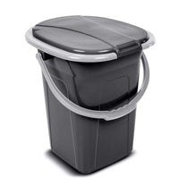 Tragbare Toilette Greenblue GB320AG Schwarz Grau 19 L