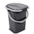 Tragbare Toilette Greenblue GB320AG Schwarz Grau 19 L