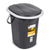 Tragbare Toilette Greenblue GB320AG Schwarz Grau 19 L