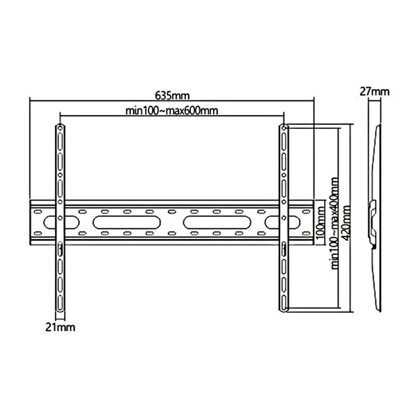 Wandhalterung MacLean MC-939 70" 37"