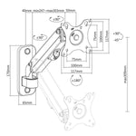 Wandhalterung MacLean MC-458 17" 27"