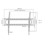 Bildschirm-Träger für den Tisch MacLean MC-750N 120" 60"