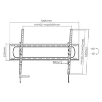 Bildschirm-Träger für den Tisch MacLean MC-750N 120" 60"