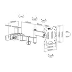 Bildschirm-Träger für den Tisch MacLean MC-984 17"