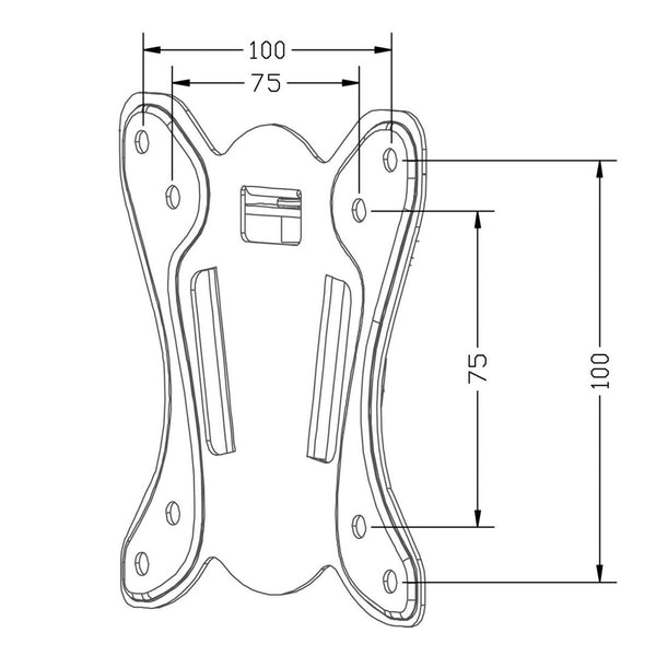 TV Halterung MacLean MC-715A 27" 13" 25 kg