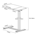 Schreibtisch MacLean MC-120 B Schwarz