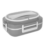 Lunchbox N'oveen LB540 Dunkelgrau Edelstahl 1 L 24 x 11 x 18,5 cm