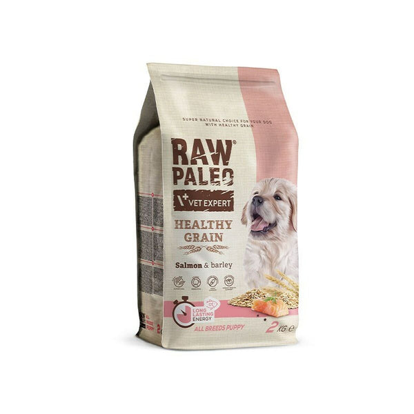 Futter VETEXPERT Raw Paleo Healthy Grain Puppy Salmon y cebada Lachsfarben 2 Kg