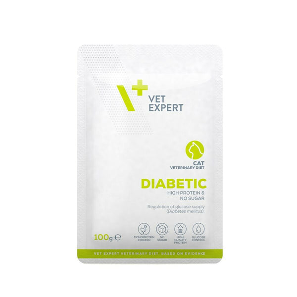 Katzenfutter VETEXPERT Diabetic Cat Huhn 100 g