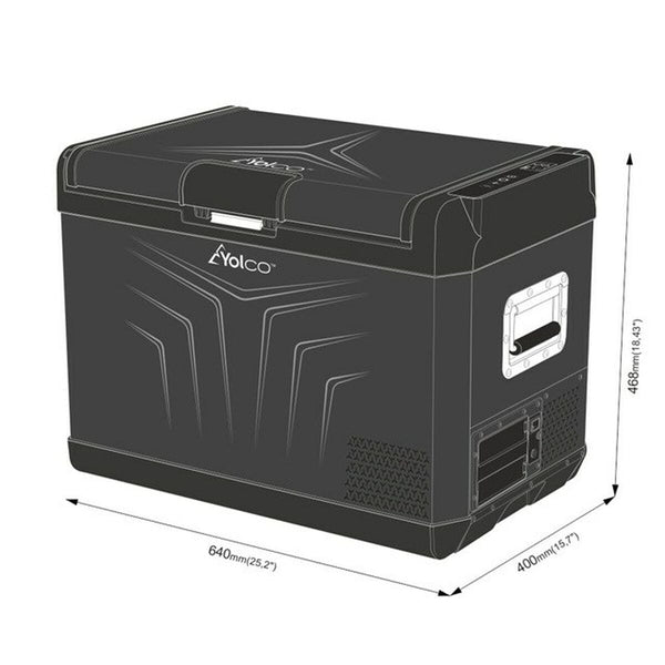 Mini-Kühlschrank Yolco GCX47 Schwarz 50 W 47 L