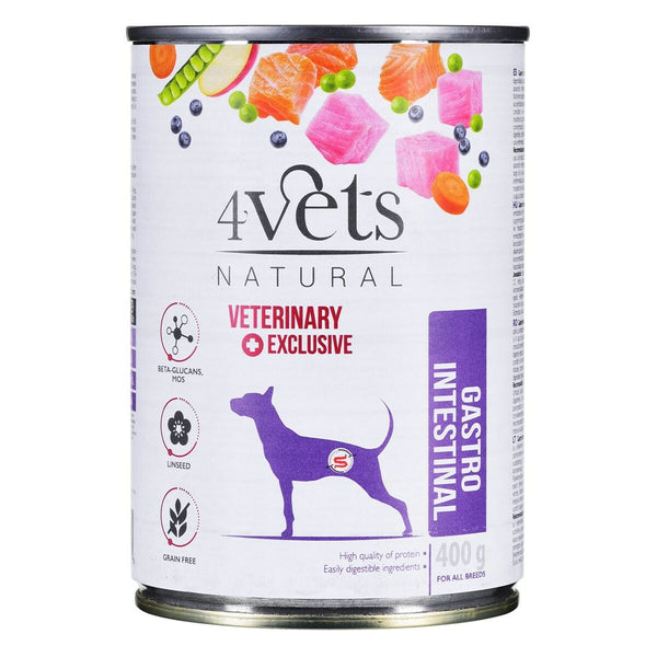 Nassfutter 4VETS                                 Erwachsene Hunde Truthahn 400 g