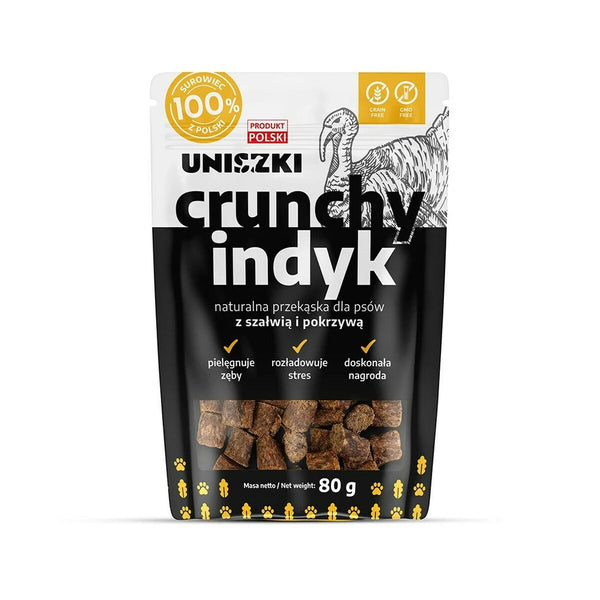 Hundesnack Uniszki Pavo Crujiente con Salvia y Ortiga Truthahn 80 g