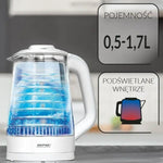 Wasserkocher Mpm MCZ-124 Weiß Glas 2200 W 1,7 L