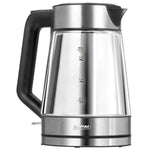 Wasserkocher Mpm MCZ-122 Schwarz Grau Glas Edelstahl 2200 W 1,7 L