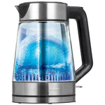 Wasserkocher Mpm MCZ-122 Schwarz Grau Glas Edelstahl 2200 W 1,7 L