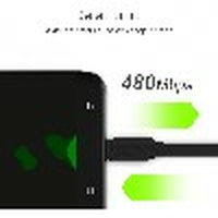 USB-Kabel Green Cell KABGC03 Schwarz 25 cm