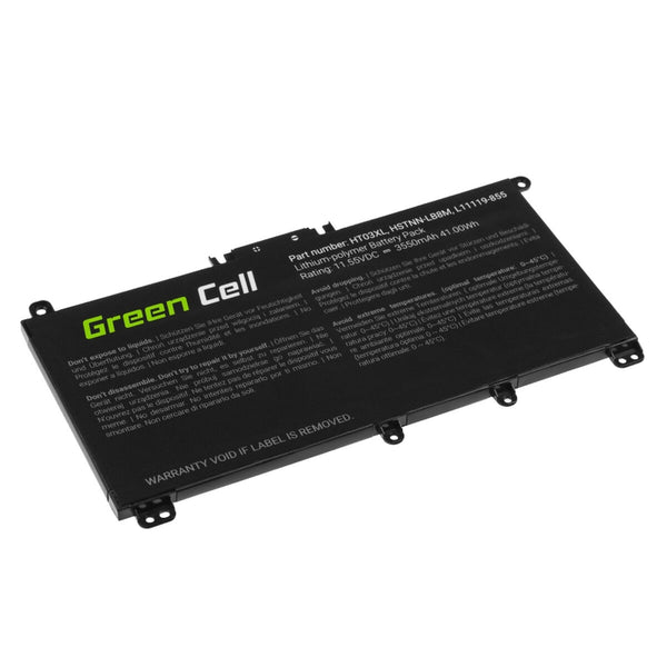 Laptop-Akku Green Cell HP163 Schwarz 3400 mAh