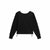 Damen Sweater ohne Kapuze 4F BLD026 Schwarz