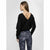 Damen Sweater ohne Kapuze 4F BLD026 Schwarz