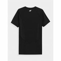 Herren Kurzarm-T-Shirt 4F Run Schwarz