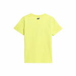 Jungen Kurzarm-T-Shirt 4F JTSM012  Gelb