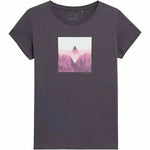 Damen Kurzarm-T-Shirt 4F  Regular Organic
