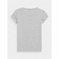 Damen Kurzarm-T-Shirt 4F Grau