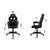 Gaming-Stuhl Huzaro HZ-Force 2.5 RGB Mesh Schwarz Grau