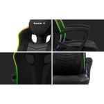 Gaming-Stuhl Huzaro HZ-Force 2.5 RGB Mesh Schwarz Grau