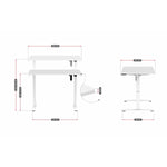 Schreibtisch Huzaro HZ-Hero 7.9 White Weiß